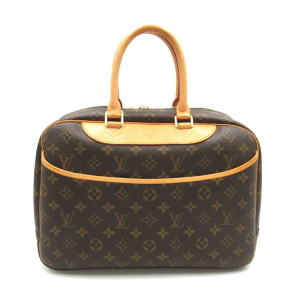 2101218036732 1 Louis Vuitton Deauville Handbag Monogram Brown