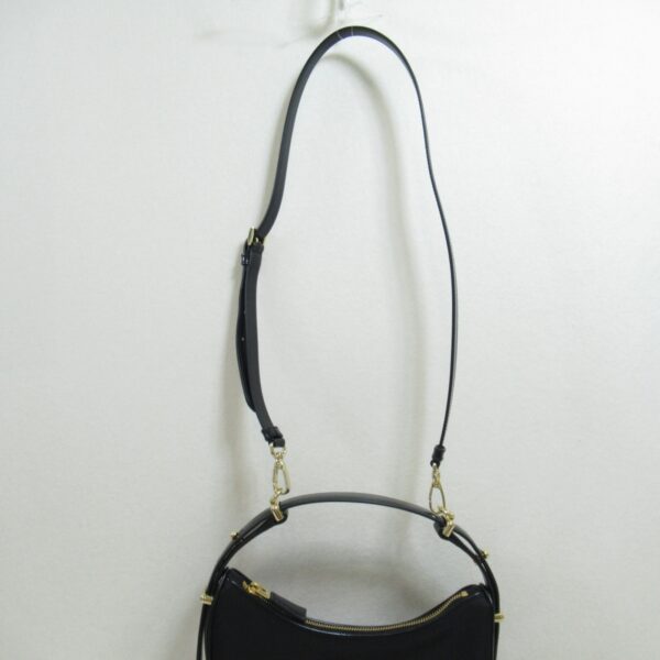 2101218039603 9 Prada Arke Nylon Shoulder Bag Black