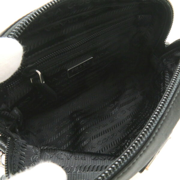 2101218039702 5 Prada Nylon Strap Pouch Black