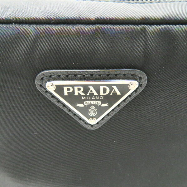 2101218039702 8 Prada Nylon Strap Pouch Black