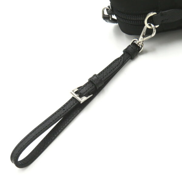 2101218039702 9 Prada Nylon Strap Pouch Black