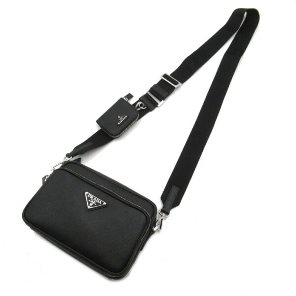 2101218039849 5 Prada Saffiano Shoulder Bag Black