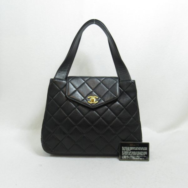 2101218043044 2 Chanel Matelasse Handbag Black