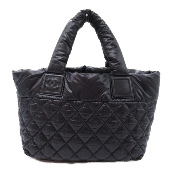 2101218055573 5 Chanel Coco Cocoon Tote PM Tote Bag Nylon Black