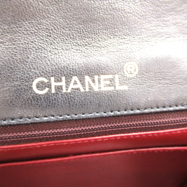 2101218056037 8 Chanel Mini Matelasse Chain Shoulder Bag Lambskin Black