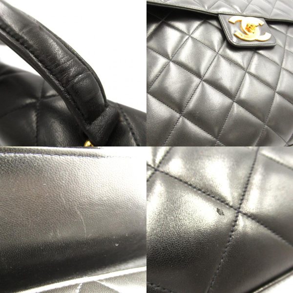 2101218057959 11c Chanel Matelasse Briefcase Bag Lambskin Black