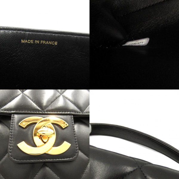 2101218057959 7c Chanel Matelasse Briefcase Bag Lambskin Black