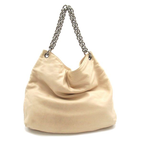 2101218061215 2 Chanel Chain Shoulder Bag Lambskin Ivory