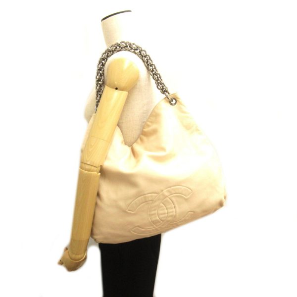 2101218061215 5 Chanel Chain Shoulder Bag Lambskin Ivory