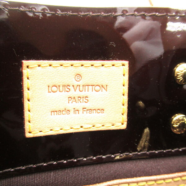 2101218061406 7 Louis Vuitton Lead PM Tote Bag Patent Vernis Brown