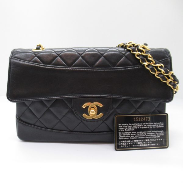 2101218066210 5 Chanel Matelasse Chain Shoulder Bag Black