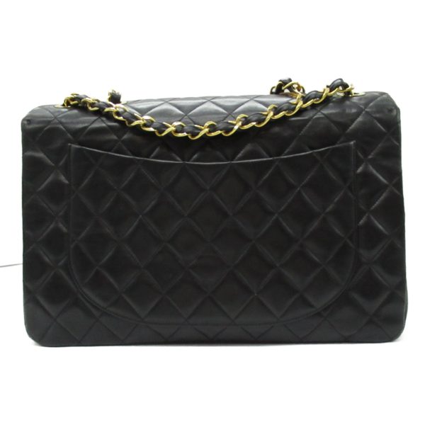 2101218066272 2 Chanel Big Matelasse Chain Shoulder Bag Lambskin Black