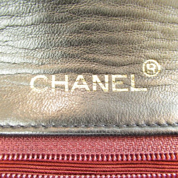 2101218066340 7 Chanel Matelasse Single Flap Chain Shoulder Bag Lambskin Black