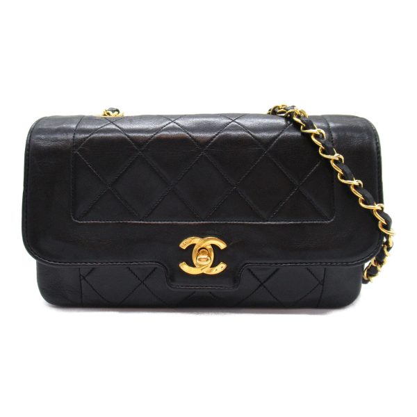 2101218066357 6 Chanel Matelasse Diana Chain Shoulder Bag Black