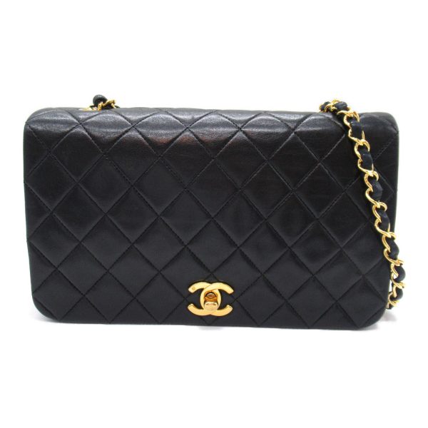 2101218066364 5 Chanel Matelasse Single Flap Shoulder Bag Black