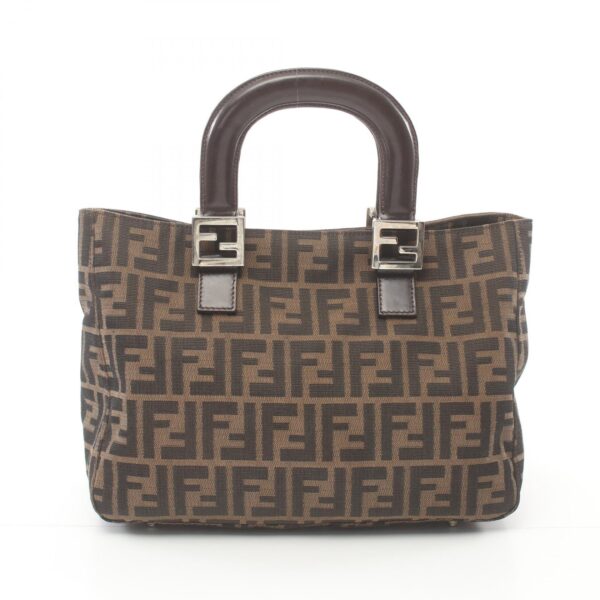 2101218066371 1 Fendi Zucca Tote Bag Brown