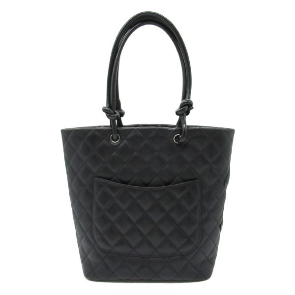 2101218066432 2 Chanel Cambon Line Medium Tote Bag Black