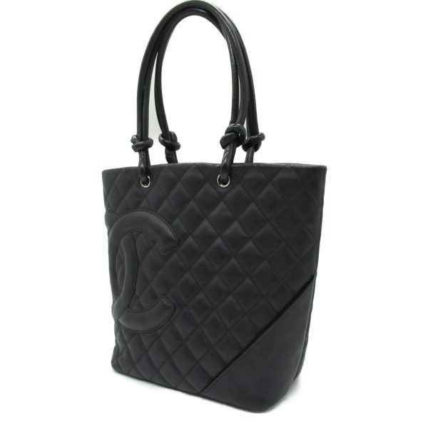 2101218066432 3 Chanel Cambon Line Medium Tote Bag Black