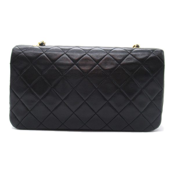 2101218066449 8 Chanel Matelasse Single Flap Shoulder Bag Black