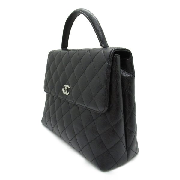 2101218066524 3 Chanel Caviar Skin Handbag Caviar Skin Black