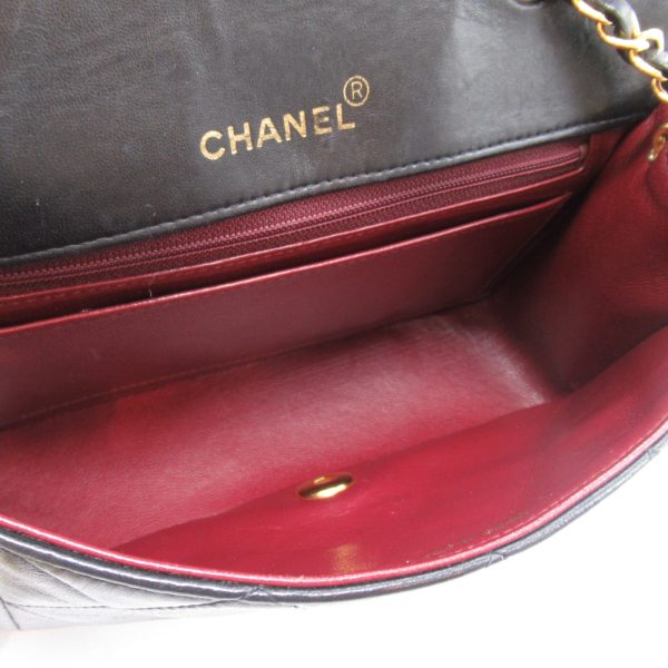 2101218066593 2 Chanel Matelasse Diana Chain Shoulder Bag Black