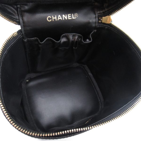 2101218066623 2 Chanel Vanity Handbag Caviar Skin Black