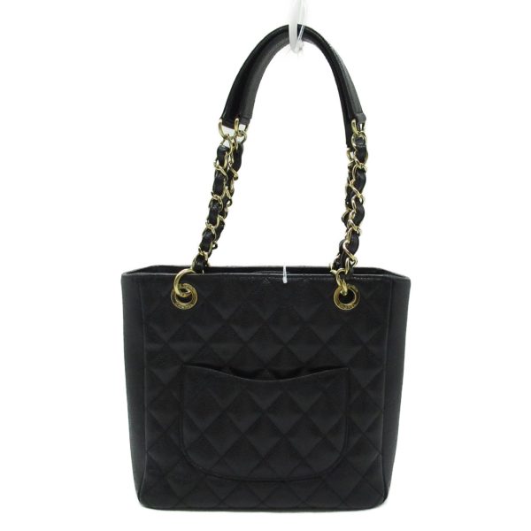 2101218066692 2 Chanel PST Tote Bag Caviar Skin Black