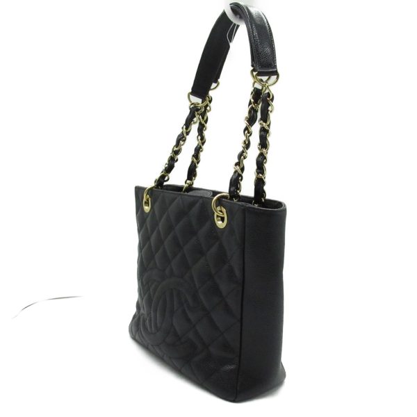 2101218066692 3 Chanel PST Tote Bag Caviar Skin Black