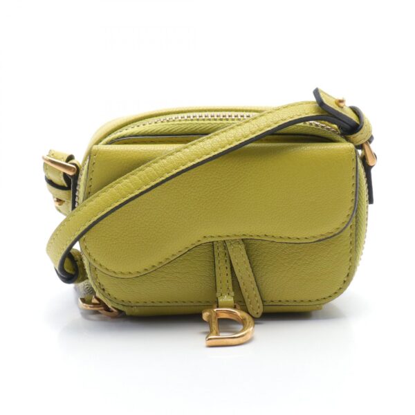 2101218067958 1 Christian Dior Saddle Shoulder Pouch Green