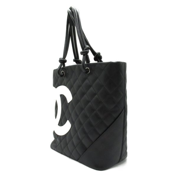 2101218071801 3 Chanel Cambon Line Medium Tote Bag Black