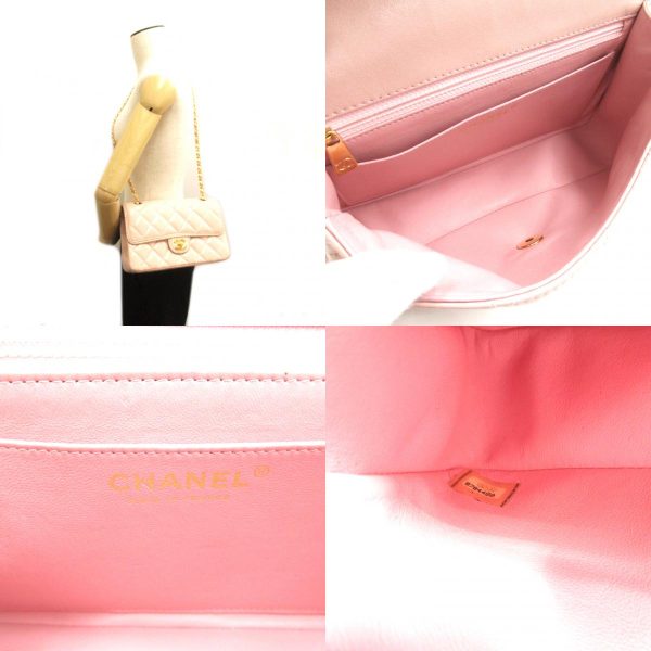 2101218083798 7c Chanel Matelasse Chain Shoulder Bag Pink