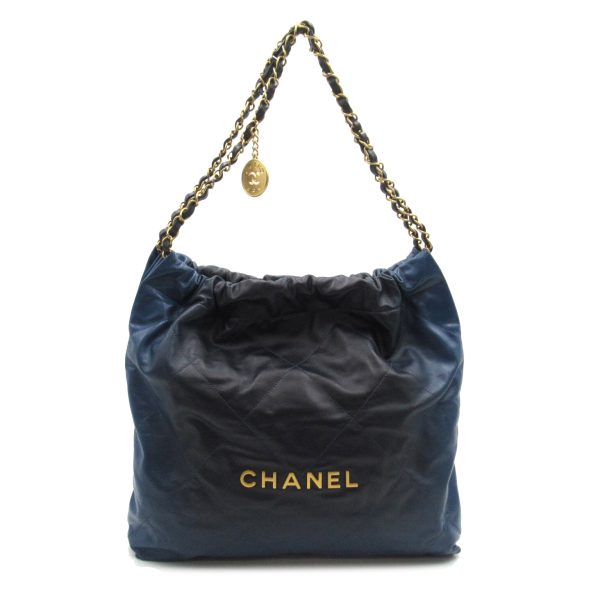 2101218084184 2 Chanel 22 Chain Shoulder Bag Blue