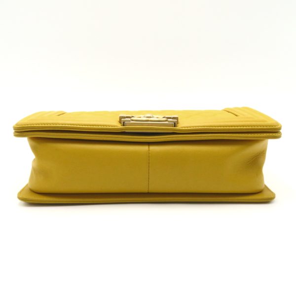 2101218085570 4 Chanel Boy Chain Shoulder Bag Yellow