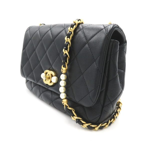 2101218085853 3 Chanel Chain Shoulder Bag Black