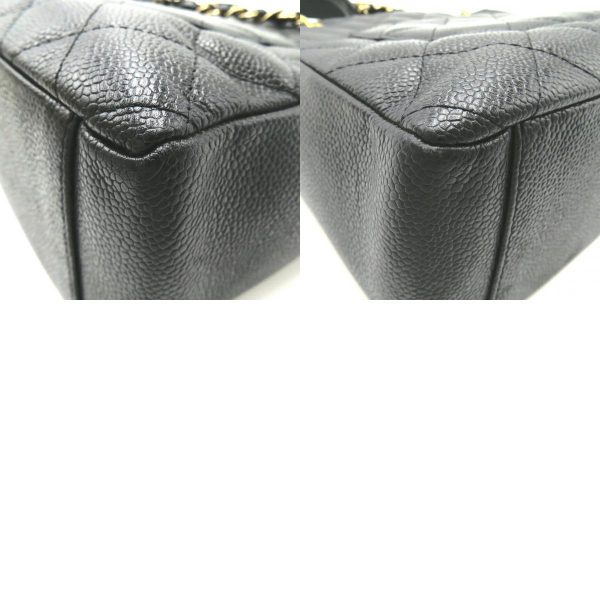 2101218086300 13c Chanel PST Tote Bag Caviar Skin Black