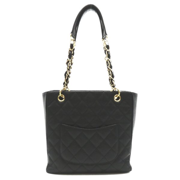 2101218086300 2 Chanel PST Tote Bag Caviar Skin Black