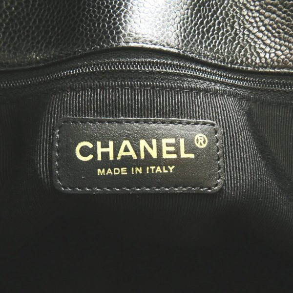 2101218086300 8 Chanel PST Tote Bag Caviar Skin Black