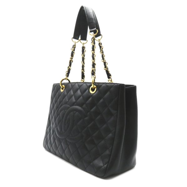 2101218086515 3 Chanel GST Tote Bag Caviar Skin Black