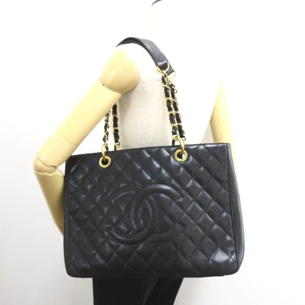 2101218086515 5 Chanel GST Tote Bag Caviar Skin Black