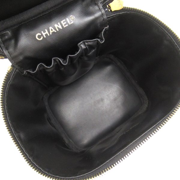 2101218086775 7 Chanel Vanity Handbag Caviar Skin Black