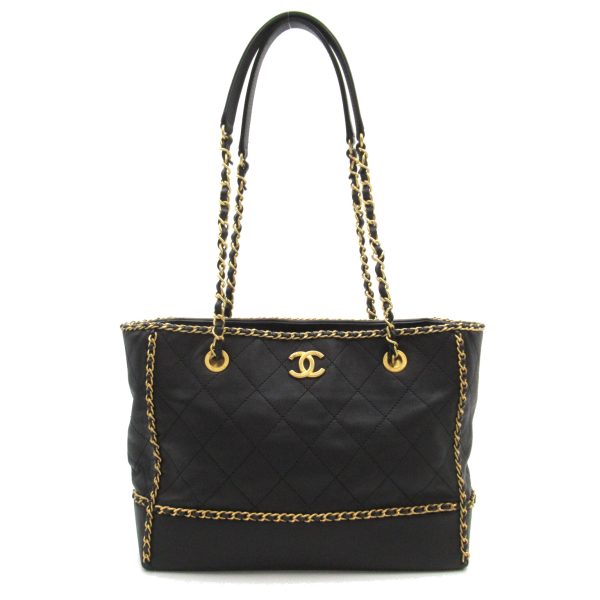 2101218092523 1 Chanel Chain Tote Bag Black