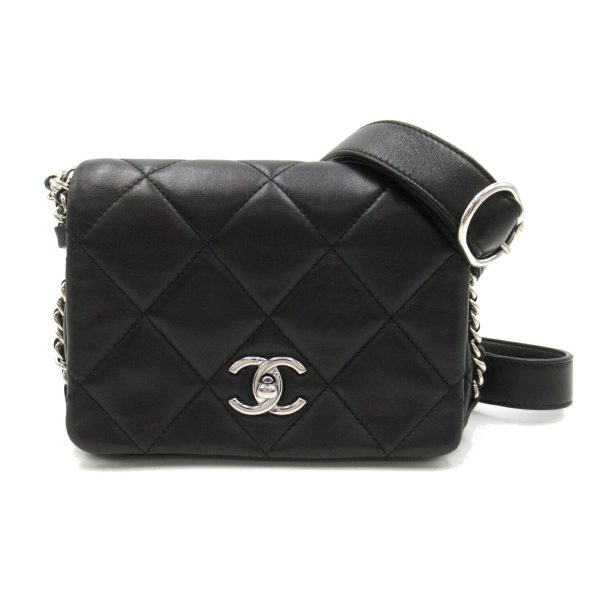 2101218092547 1 Chanel Matelasse Chain Shoulder Bag Black