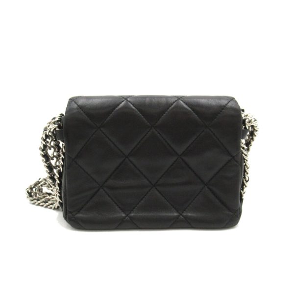 2101218092547 2 Chanel Matelasse Chain Shoulder Bag Black