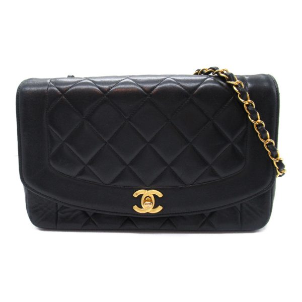 2101218092622 5 Chanel Matelasse Diana Chain Shoulder Bag Black