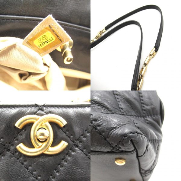 2101218092714 12c Chanel Chain Tote Bag Black