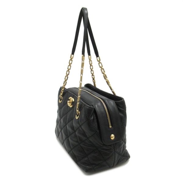 2101218092714 3 Chanel Chain Tote Bag Black