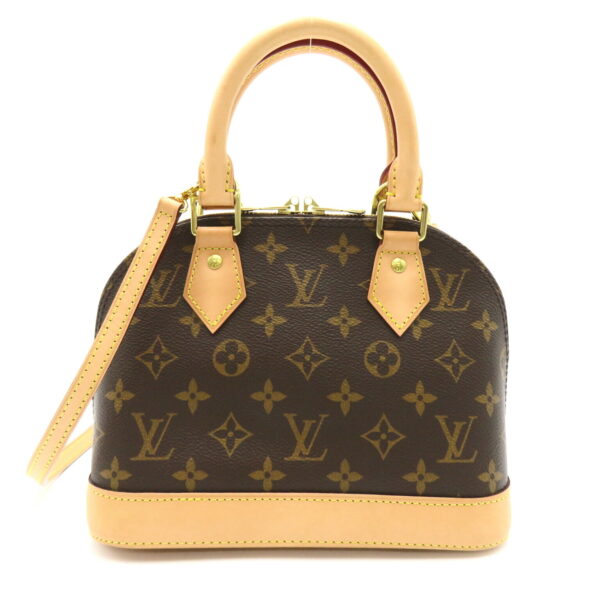 2101218100280 2 Louis Vuitton Alma BB 2WAY Shoulder Bag Monogram Brown