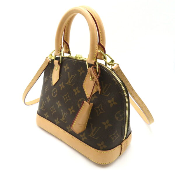 2101218100280 3 Louis Vuitton Alma BB 2WAY Shoulder Bag Monogram Brown