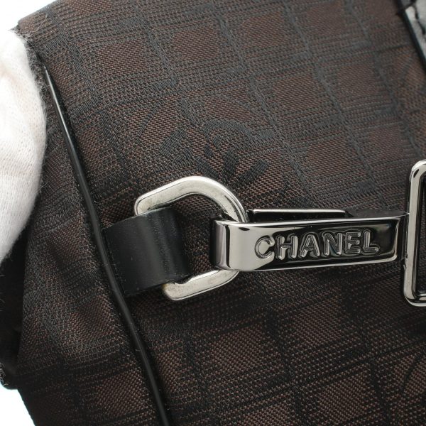 2101218101003 6 Chanel Line Tote Bag Brown Black