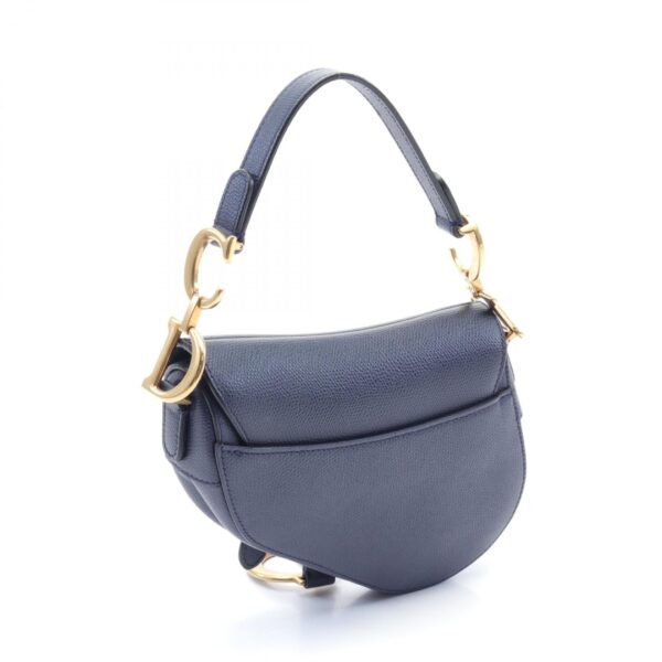 2101218102994 2 Christian Dior Saddle Handbag Blue